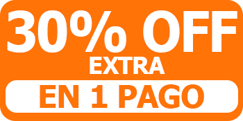 30% Off en 1 Pago