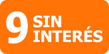 9 cuotas sin interés