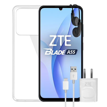 Celular ZTE Blade A55 128GB+4GB Black